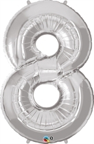 Giant Numbers Silver
