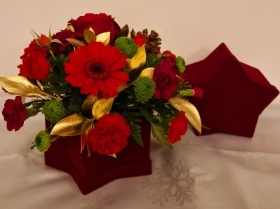 Red, Gold and Green Arrangement   Christmas